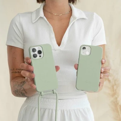 Cover Iphone 14 Pro Max Woodcessories (Green)